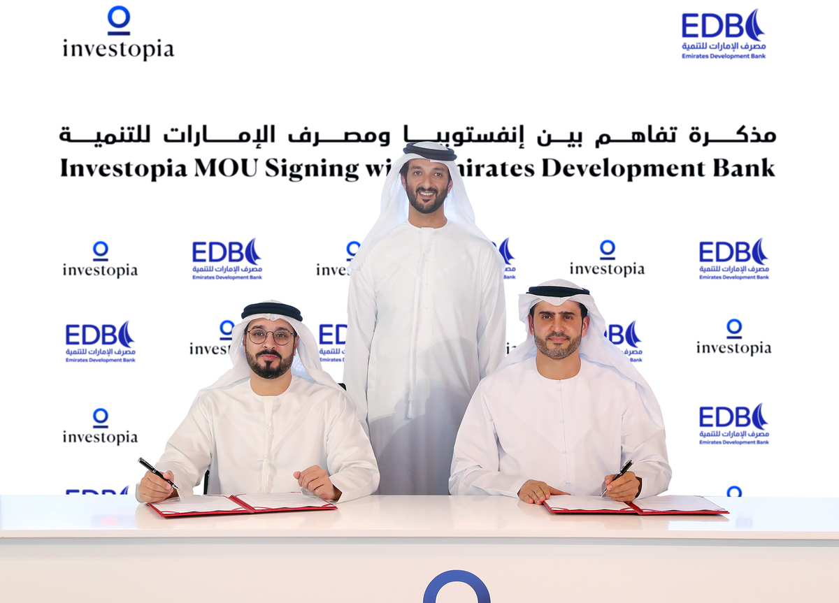 Investopia Signs a New Partnership with Emirates Development Bank